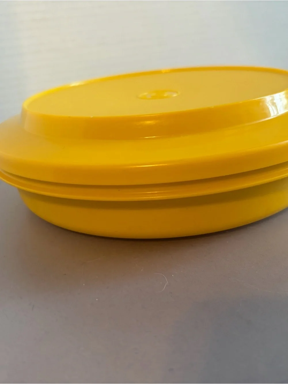 Vintage Yellow Tupperware Seal 'n Serve